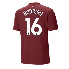 Manchester City Rodri Hernandez #16 Replika Tredjetrøje 2024-25 Kortærmet